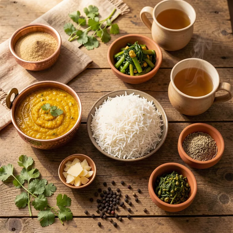 Alimentation ayurvédique : principes, saveurs et menu type