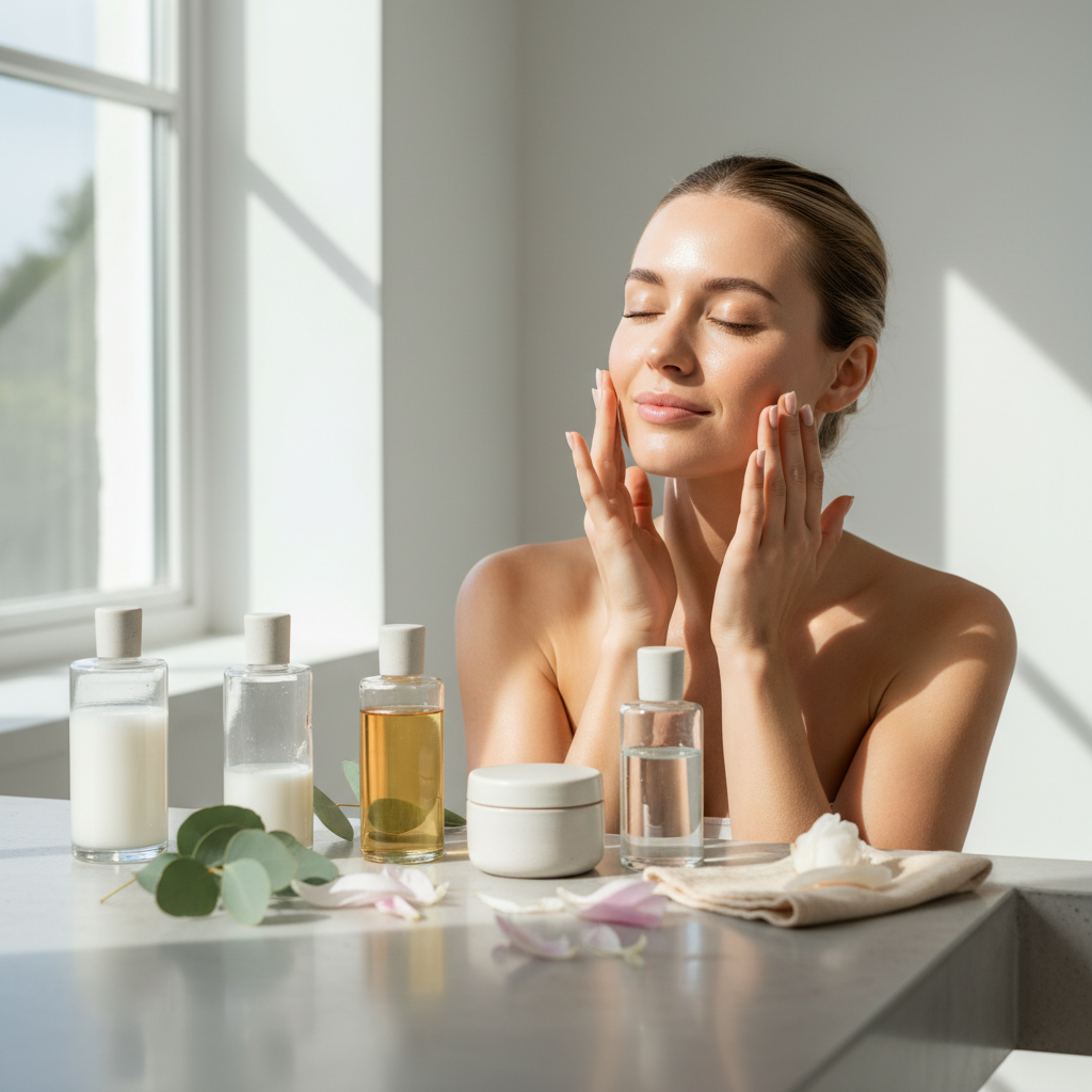 Routine beaute naturelle pour un teint lumineux