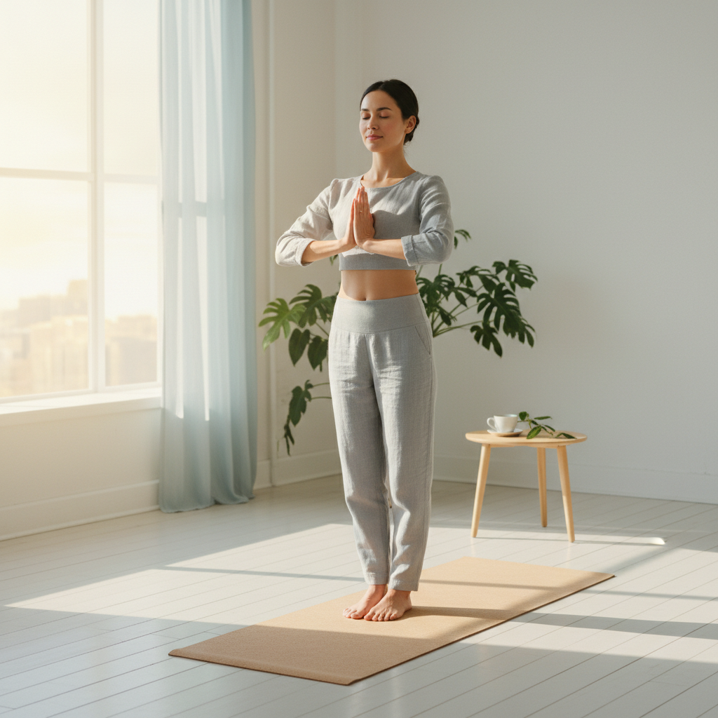 Yoga matinal : postures et bienfaits pour bien demarrer la journee